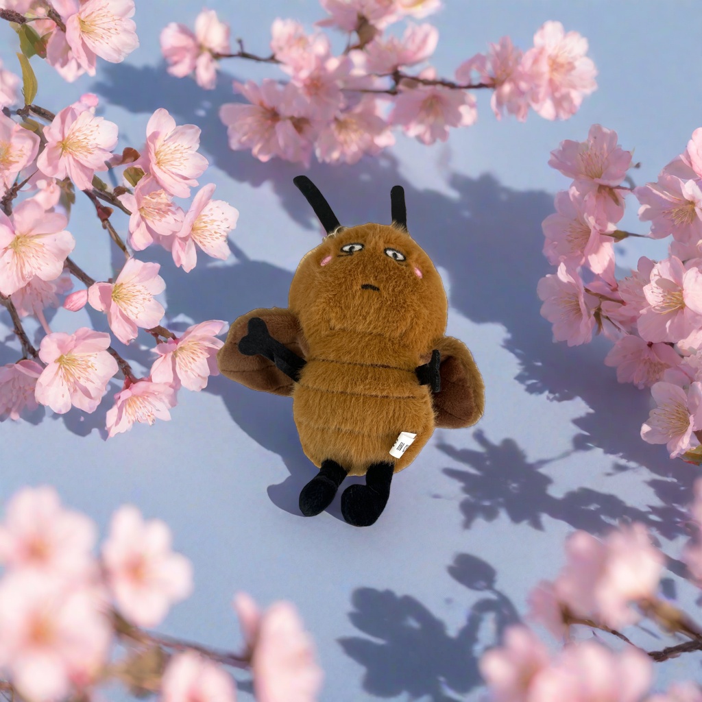 Plush toy bee, cute cartoon pillow, children's educational and soothing doll Application Scenario