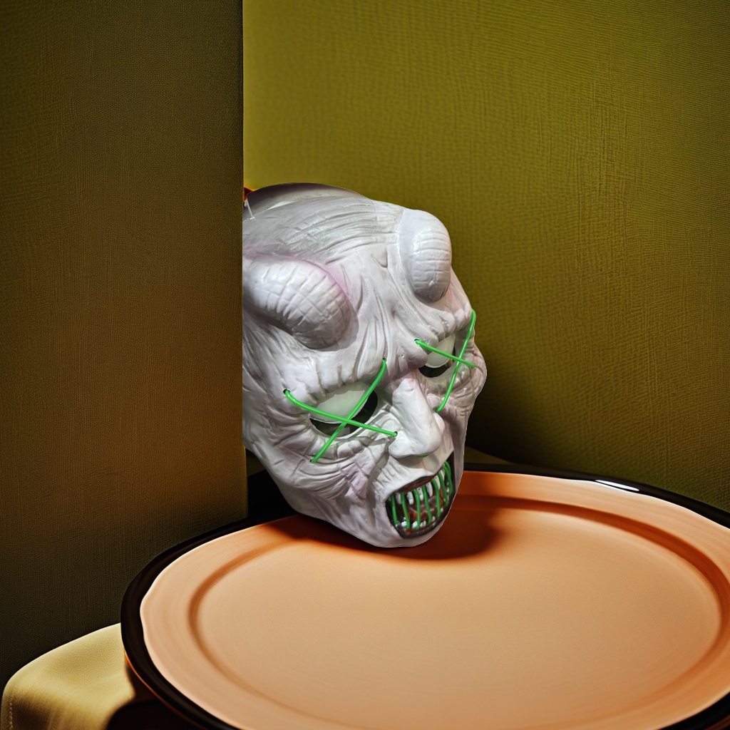 Horror masks, Halloween party makeup props, adult Halloween horror decorations Application Scenario