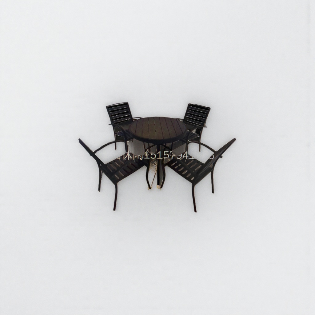Outdoor furniture table and chair set, courtyard balcony, leisure, foldable and storable