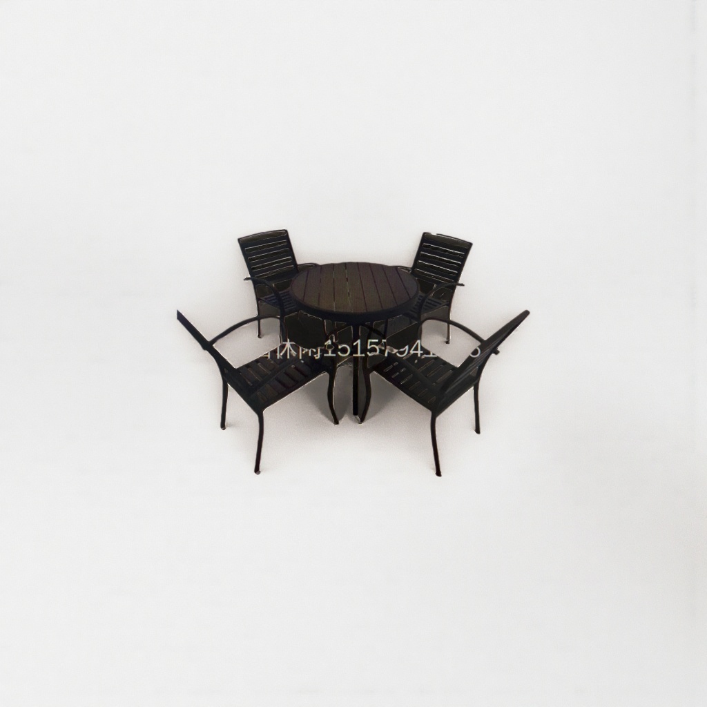 Outdoor furniture table and chair set, courtyard balcony, leisure, foldable and storable details Picture