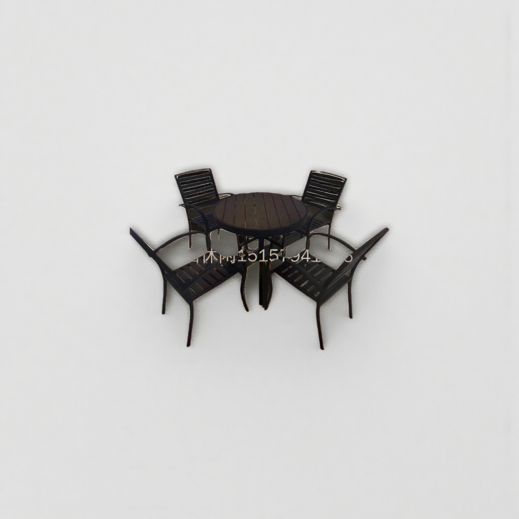 Outdoor furniture table and chair set, courtyard balcony, leisure, foldable and storable Specification image