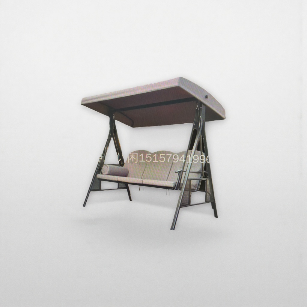 Outdoor swing, home courtyard hanging chair, swing frame, load-bearing, rust-proof and durable details Picture