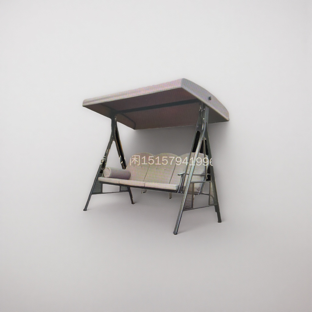 Outdoor swing, home courtyard hanging chair, swing frame, load-bearing, rust-proof and durable Specification image