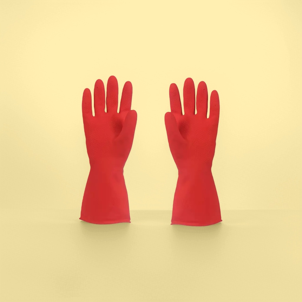 Red thickened warm gloves for both men and women, anti-slip and wear-resistant winter cycling and skiing gloves Application Scenario