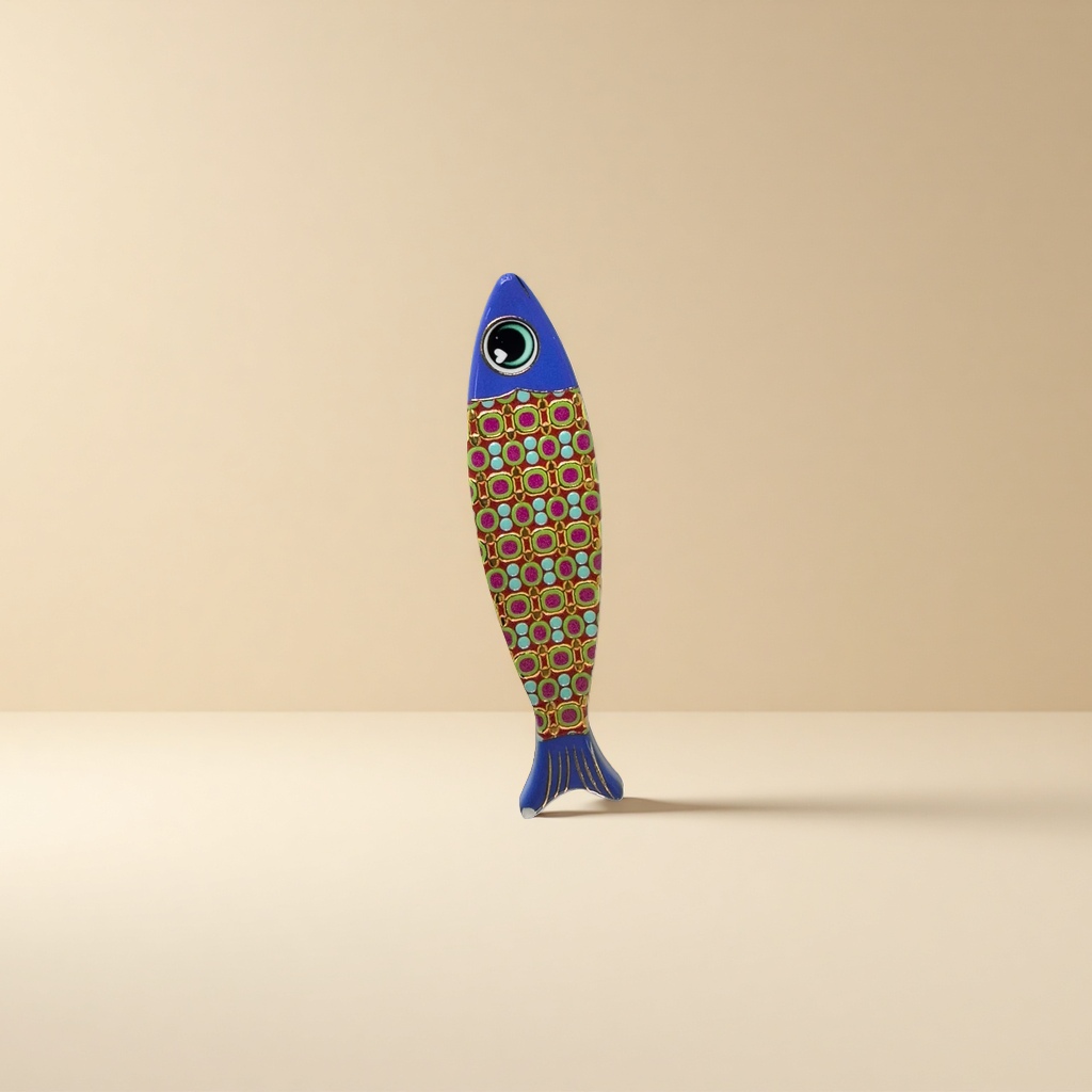 Colorful fish-shaped decorative items, fish-shaped ornaments, living room and bedroom desktop decorations, refrigerator stickers, refrigerator stickers, cultural and creative products details Picture