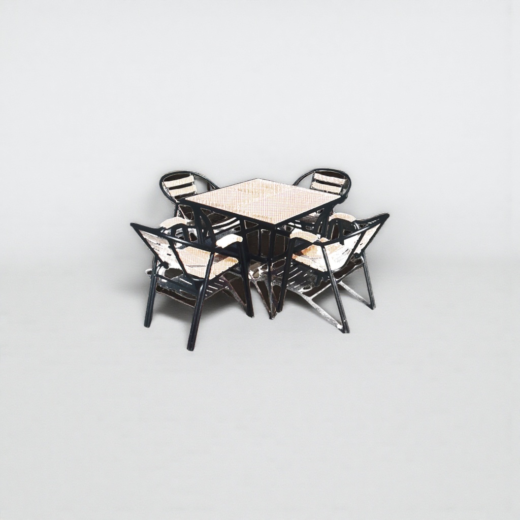 Outdoor furniture, table and chair sets, anti-corrosion wood, courtyard and balcony leisure sets details Picture