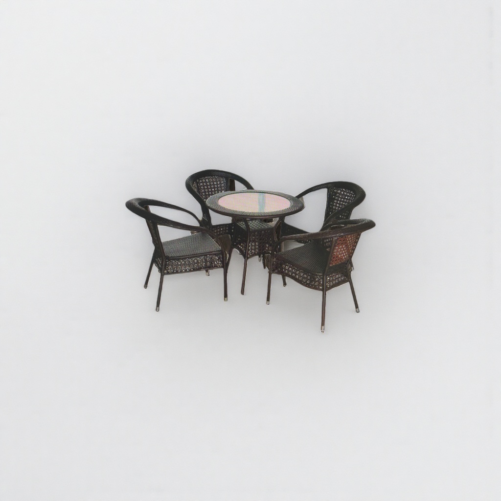 Outdoor furniture + table and chair combination