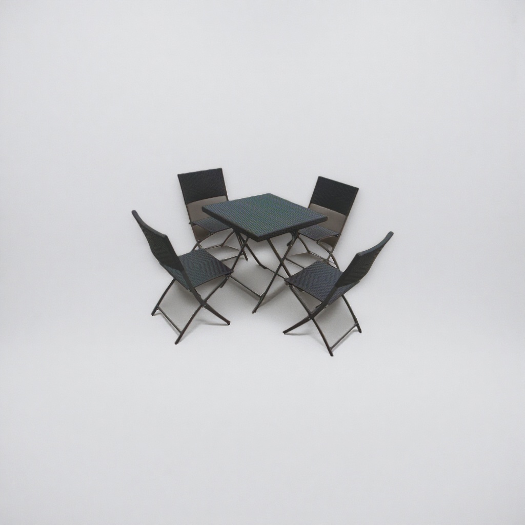 Outdoor furniture table and chair set, wooden anti-corrosion courtyard balcony leisure combination Specification image