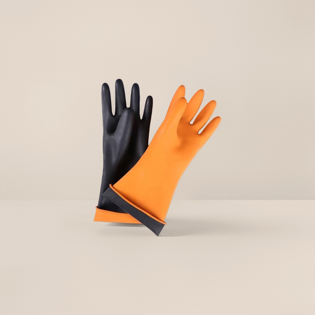 Disposable thickened rubber gloves, anti-slip and wear-resistant household cleaning labor protection gloves Application Scenario