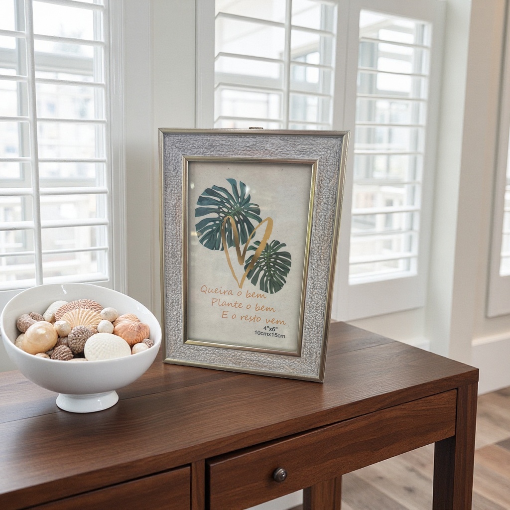Plant pattern text decorative picture frames, photo frames, wall-mounted home soft decoration photo frames