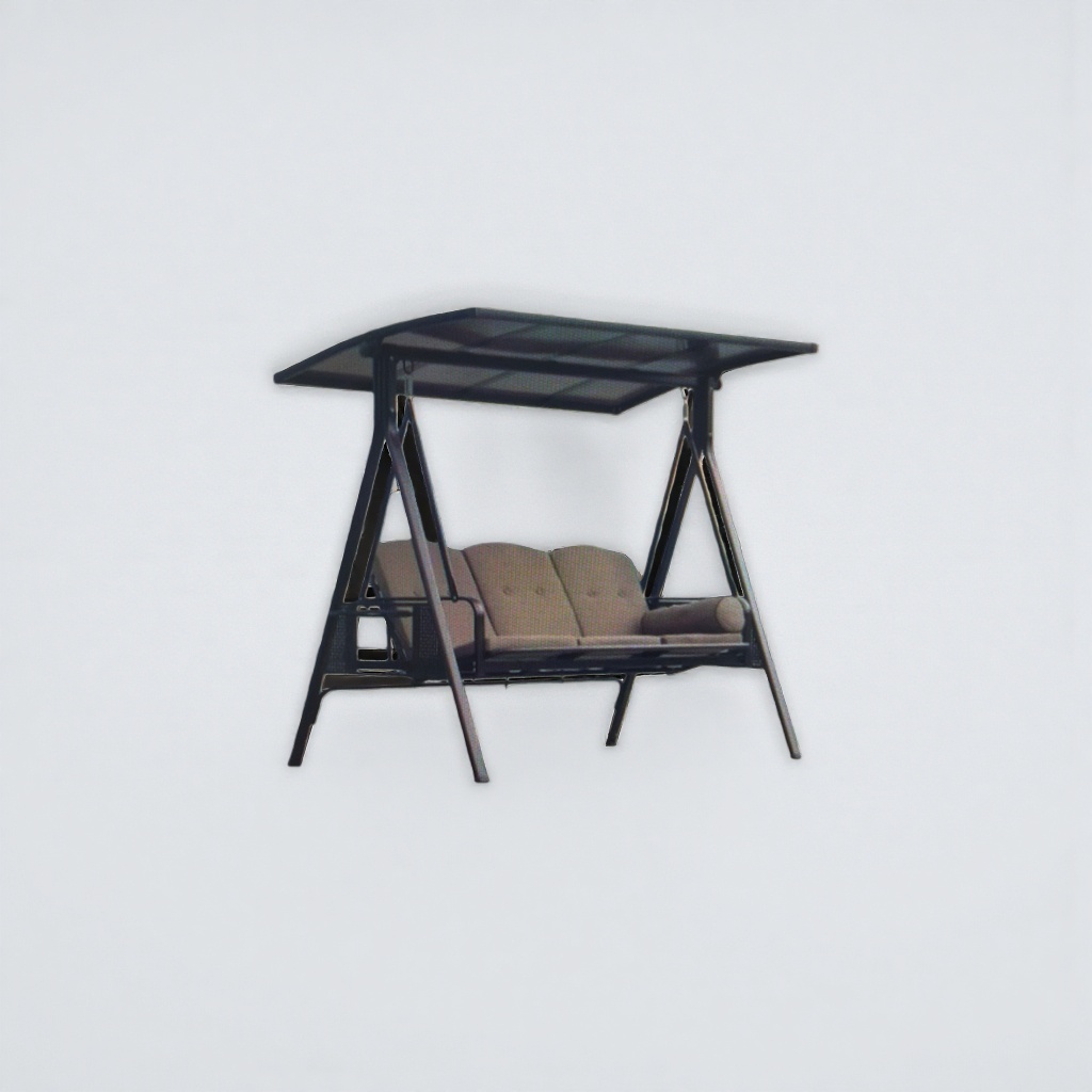 Outdoor swing, home courtyard, balcony hanging rocking chair, load-bearing, durable and rust-proof details Picture