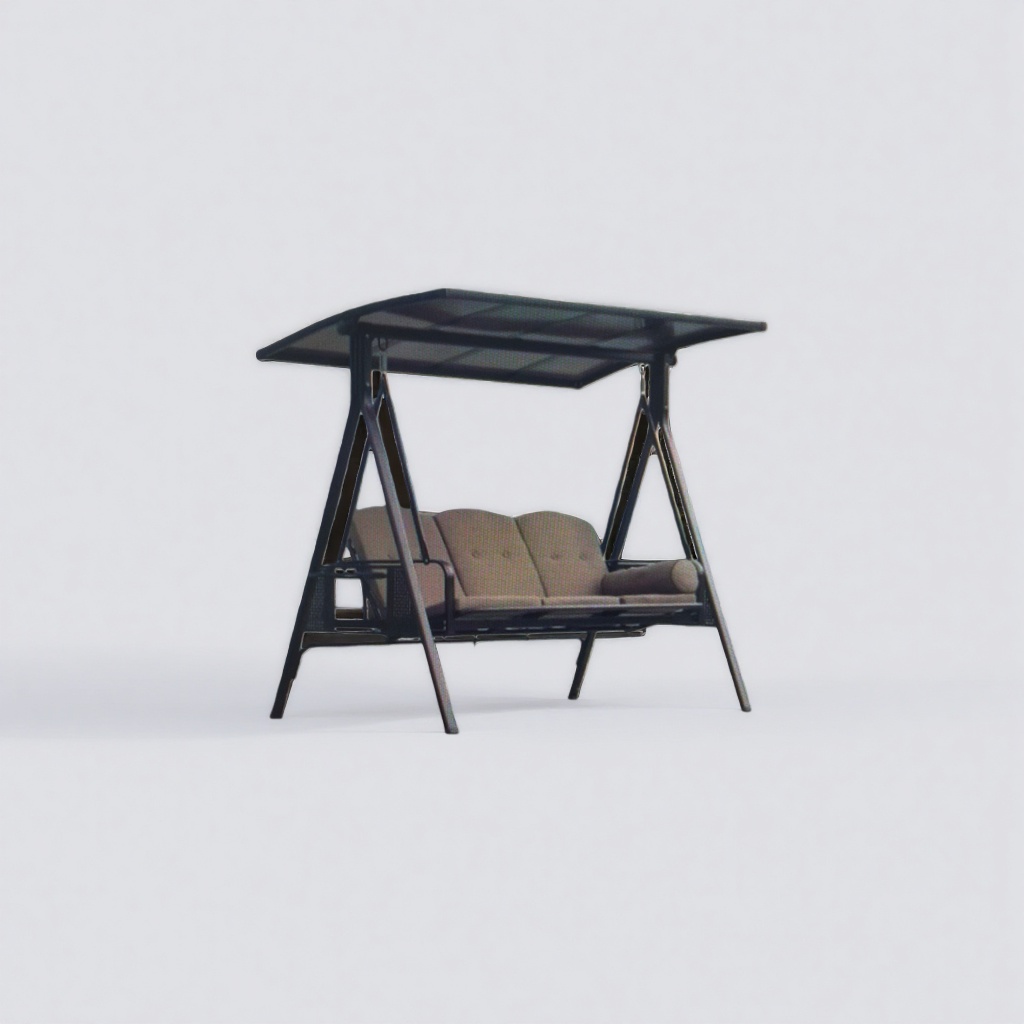 Outdoor swing, home courtyard, balcony hanging rocking chair, load-bearing, durable and rust-proof Specification image