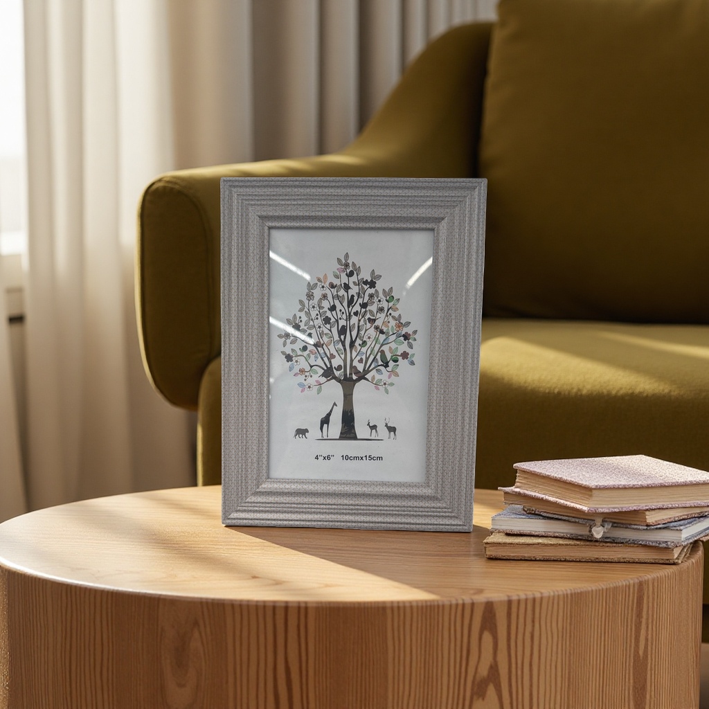 Plastic imitation wood gold decorative frame photo frame, table photo frame, poster frame, fashionable and simple home picture frame