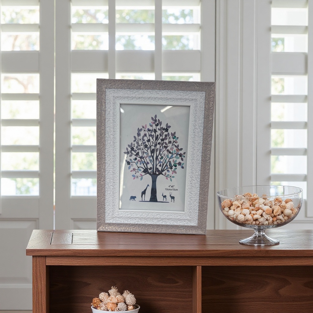 Nordic-style decorative paintings with solid wood photo frames, simple and modern art wall decorations for the living room and bedroom Application Scenario