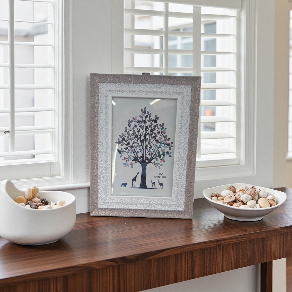 Nordic-style decorative paintings with solid wood photo frames, simple and modern art wall decorations for the living room and bedroom