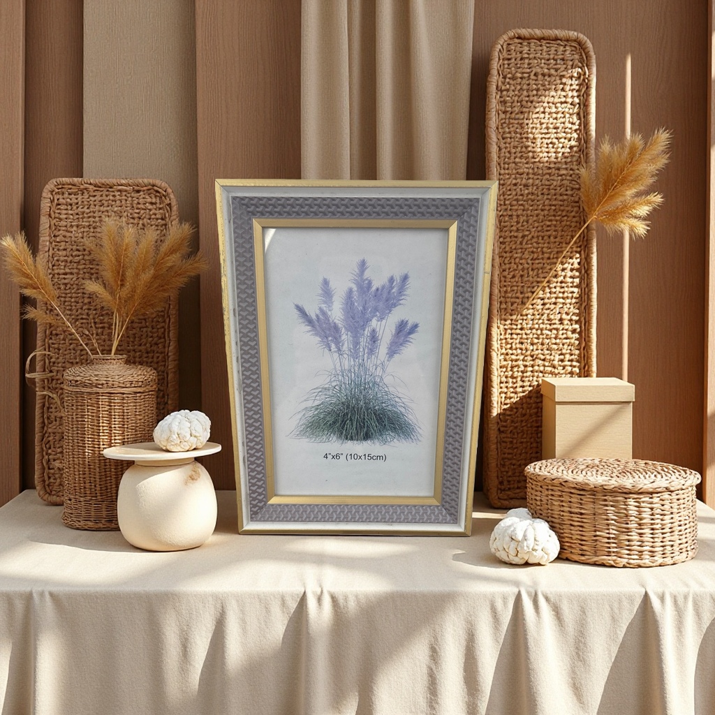 Plastic decorative frames, photo frames, display stands, photo frames, poster frames, home decoration picture frames, photo frame ornaments details Picture