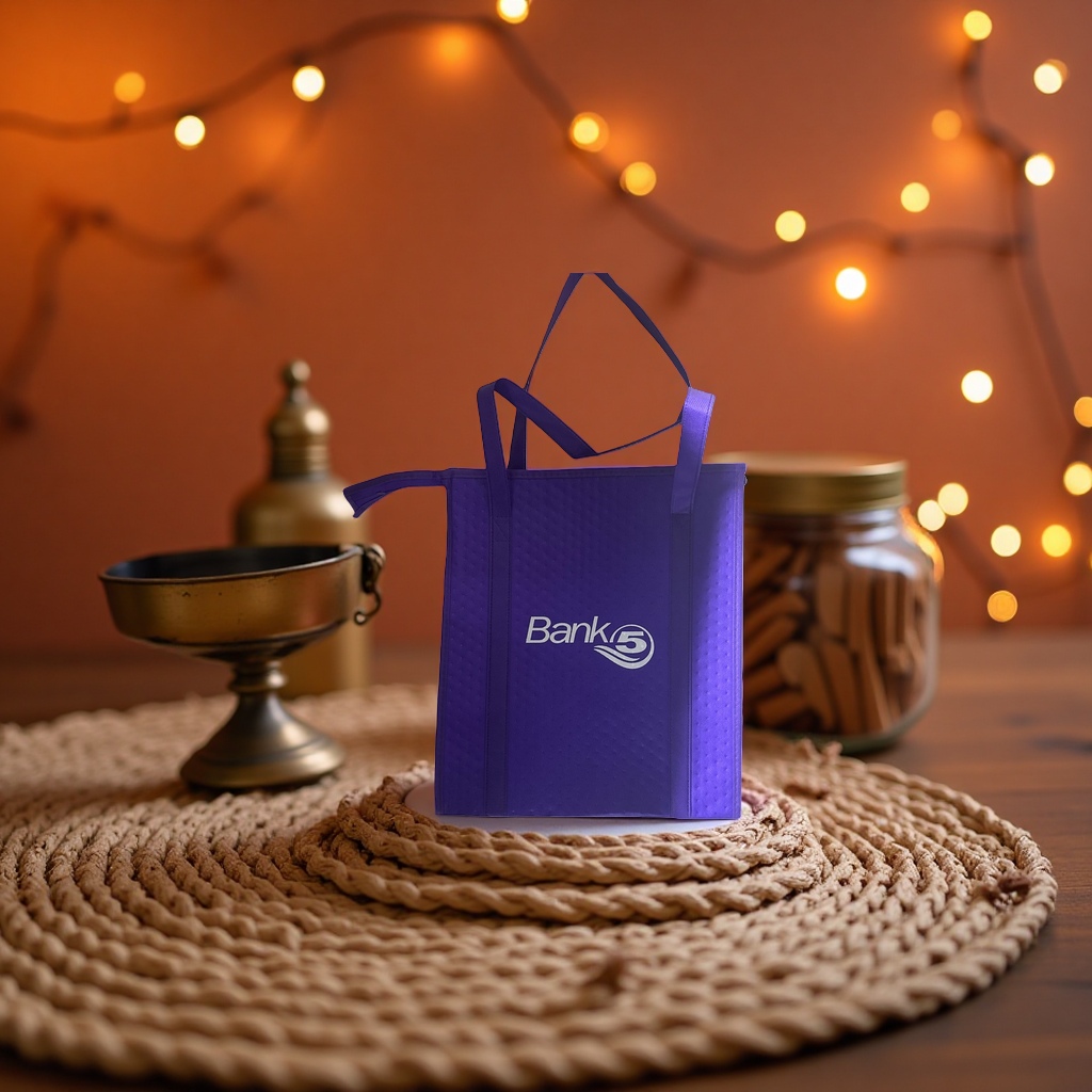 The purple handbag is fashionable, simple, large-capacity shopping bag, foldable, portable and made of eco-friendly fabric Application Scenario