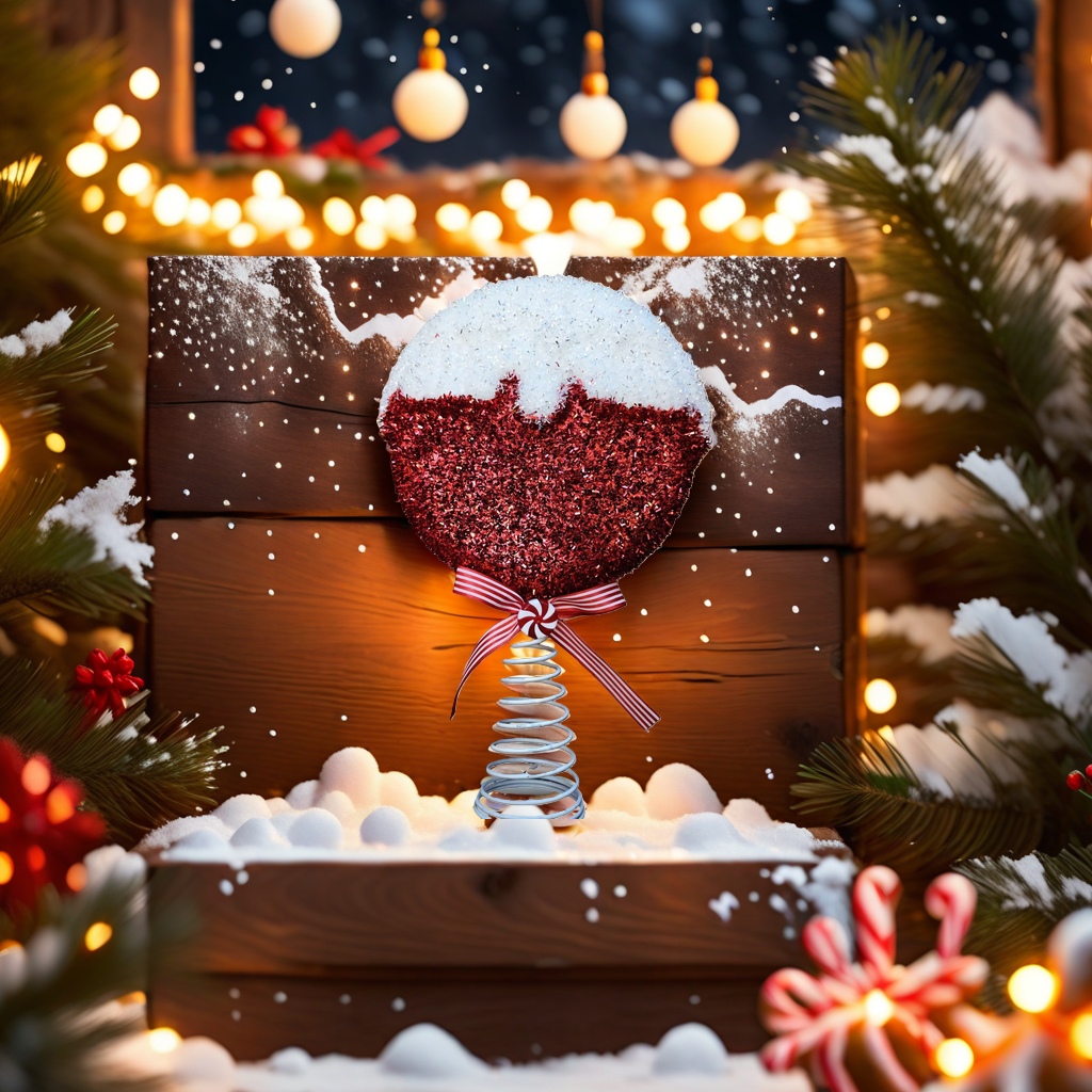 Christmas candy tree top Star Festival decoration toy dessert shape Christmas details Picture