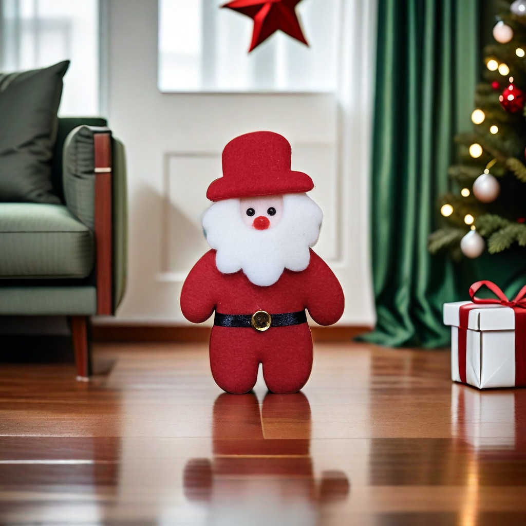 Santa Claus plush toy soft and cute pillow decoration, 45cm tall, suitable for sitting, standing, living room and bedroom Santa Claus plush toy soft and cute pillow decoration, 45cm tall, suitable for sitting, standing, living room and bedroom