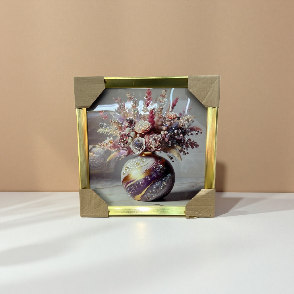 花瓶与花卉艺术装饰画 客厅卧室挂画北欧风简约现代