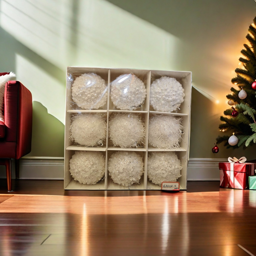 Bolas de navidad decoraciones vacaciones colgantes cristal bola de navidad accesorios navidad Specification image