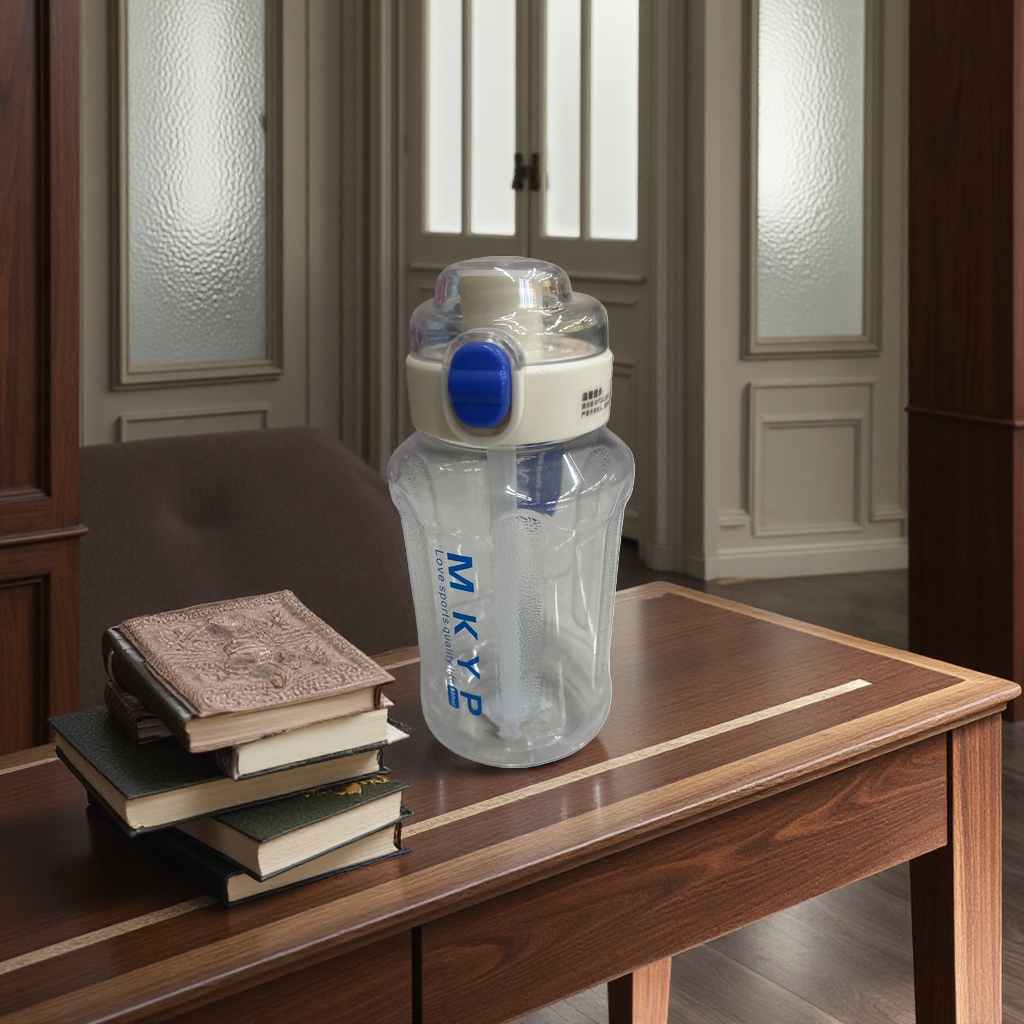 透明塑料水杯 加厚防烫便携家用办公水杯 500ml
