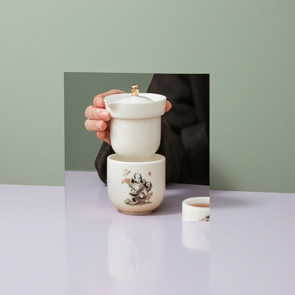 茶具套装 陶瓷茶壶茶杯礼盒装 家用办公室泡茶配件