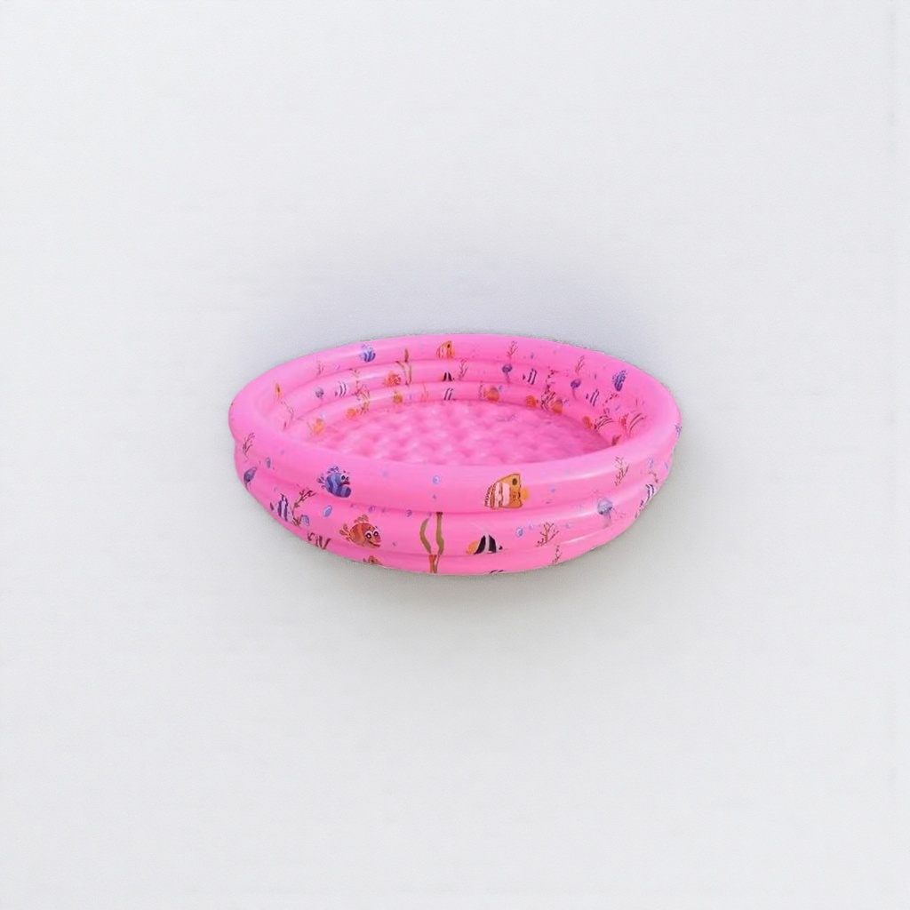 Pink inflatable swimming pool, children's home outdoor portable swimming pool, summer water play toys