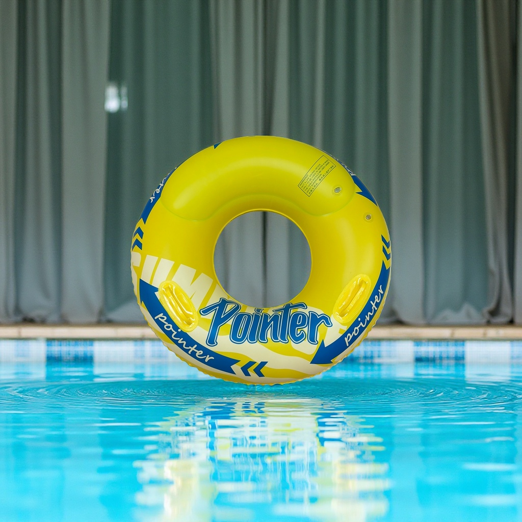 黄色充气游泳圈主体 儿童成人通用 防水耐用便携式 inflatable