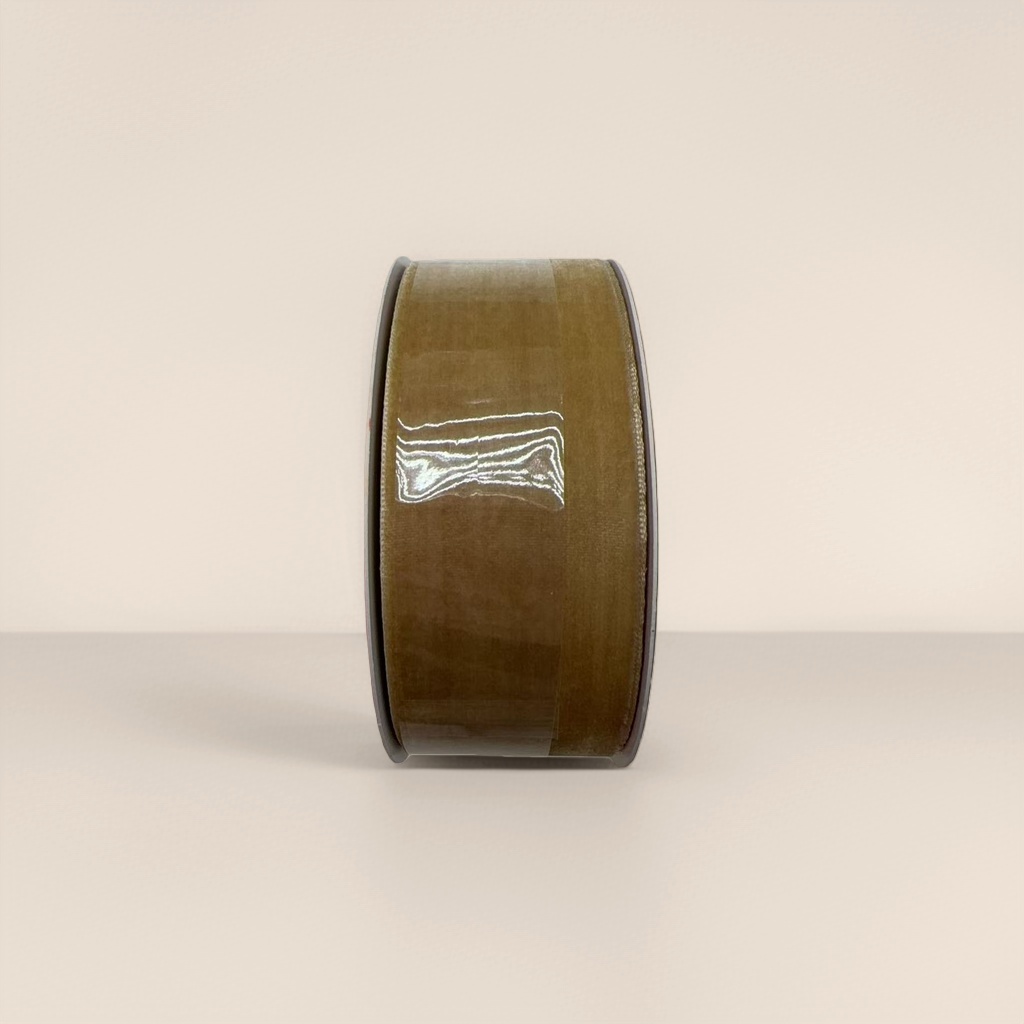 Brown ribbon roll hand-woven decorative wide gift box packaging can be stretched Specification image