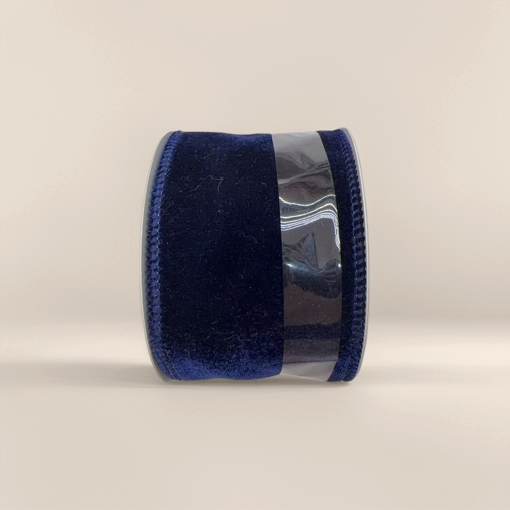 Deep blue curly velvet ribbon Christmas decoration, width available for selection, suitable for high-end gift box packaging decoration Application Scenario