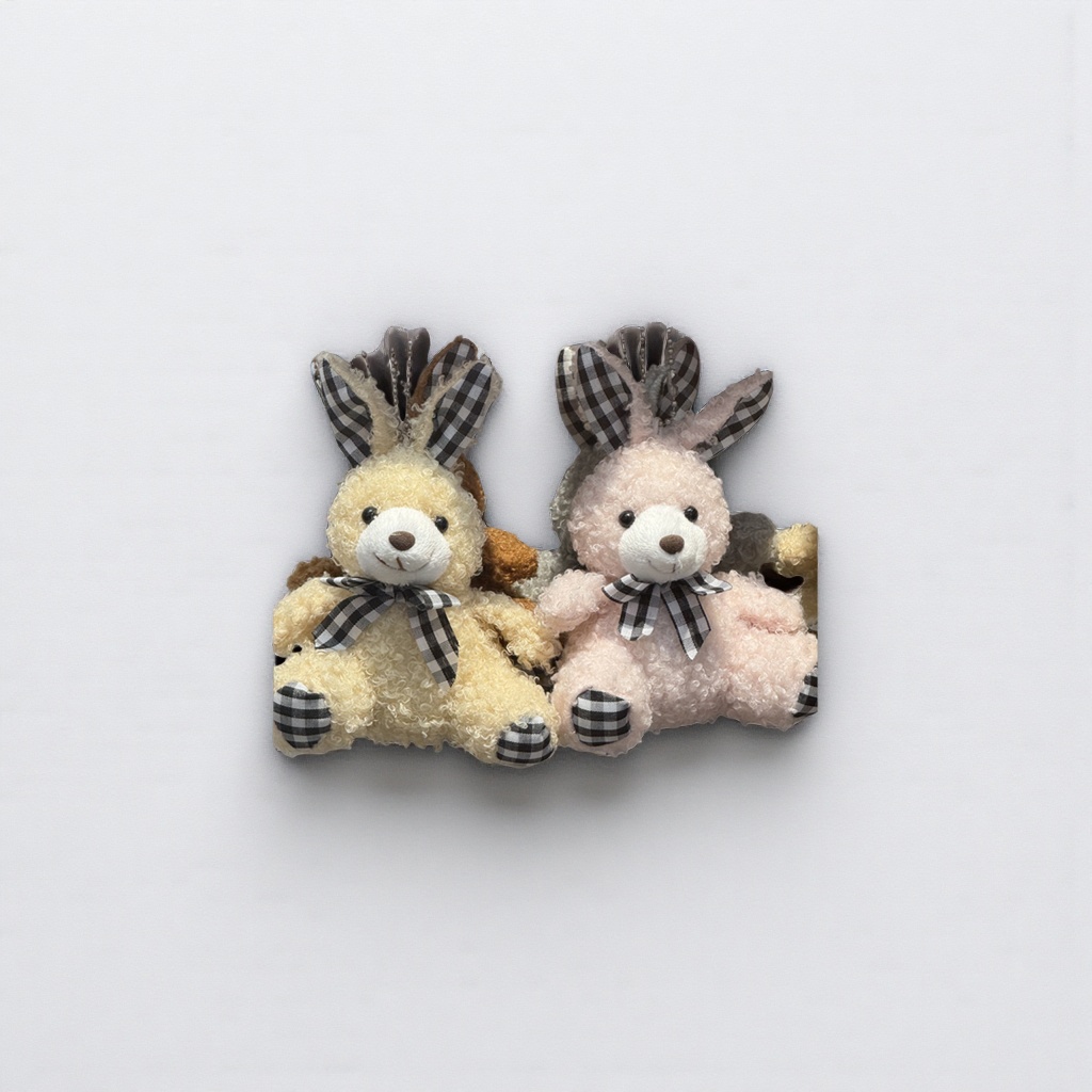 Long-haired rabbit plush toy, 30cm soft and cute soothing pillow, home decoration, children's gift