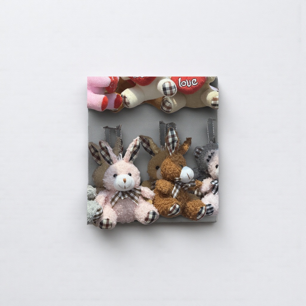 Plush toy rabbits, cute throw pillows, plush figurines, fabric dolls