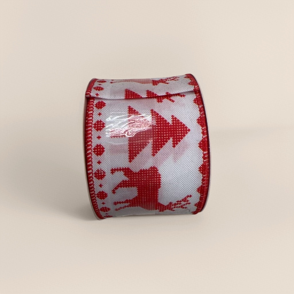 Decorate the ribbon roll with a rainbow colored wide-brimmed bow for festival decoration