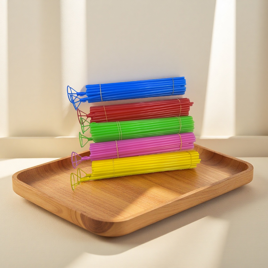 Colorful plastic rods are universal painting and hand-drawing tools and art supplies Application Scenario