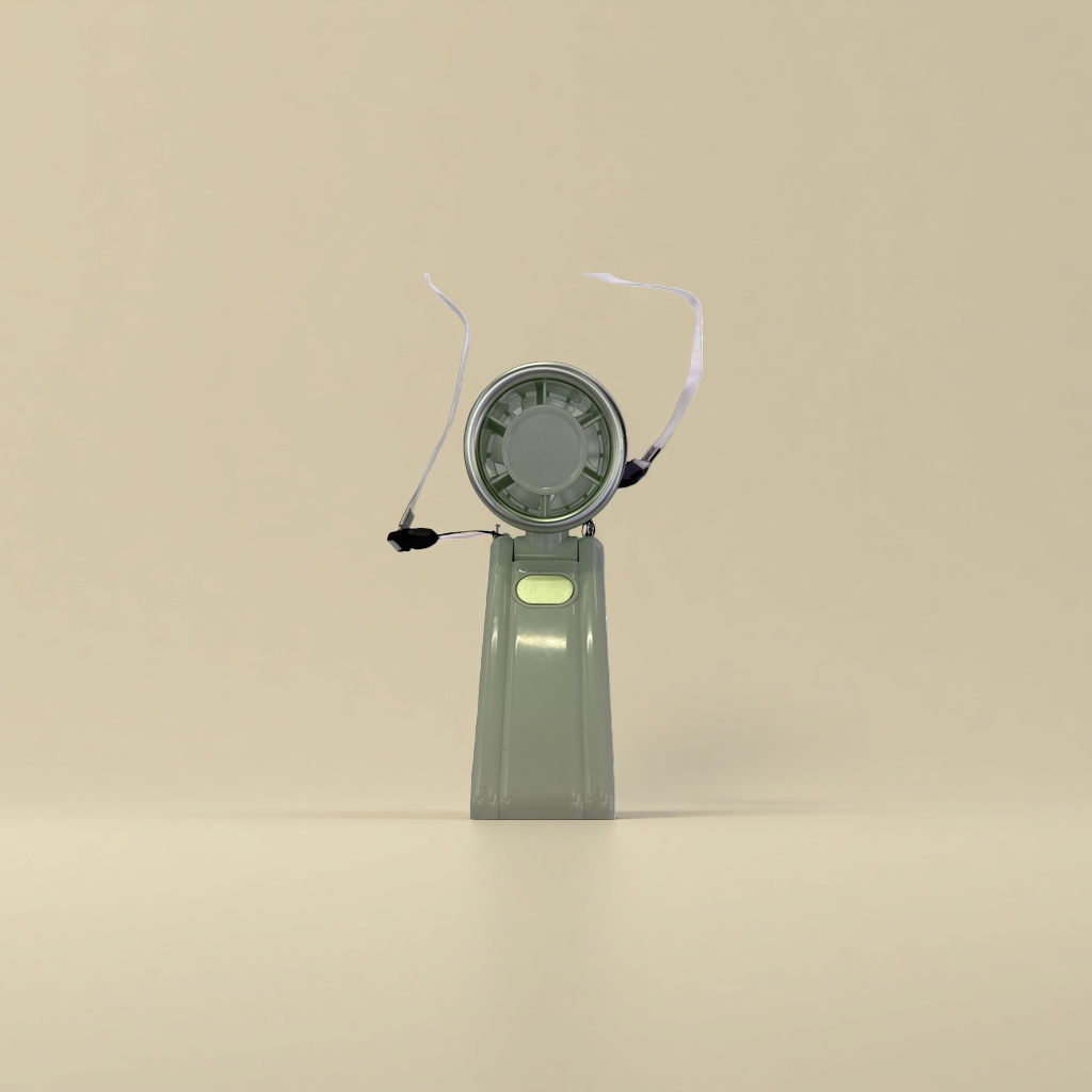 The portable fan is small, quiet, USB charging, and can be used for both handheld, neck hanging and desktop purposes Application Scenario