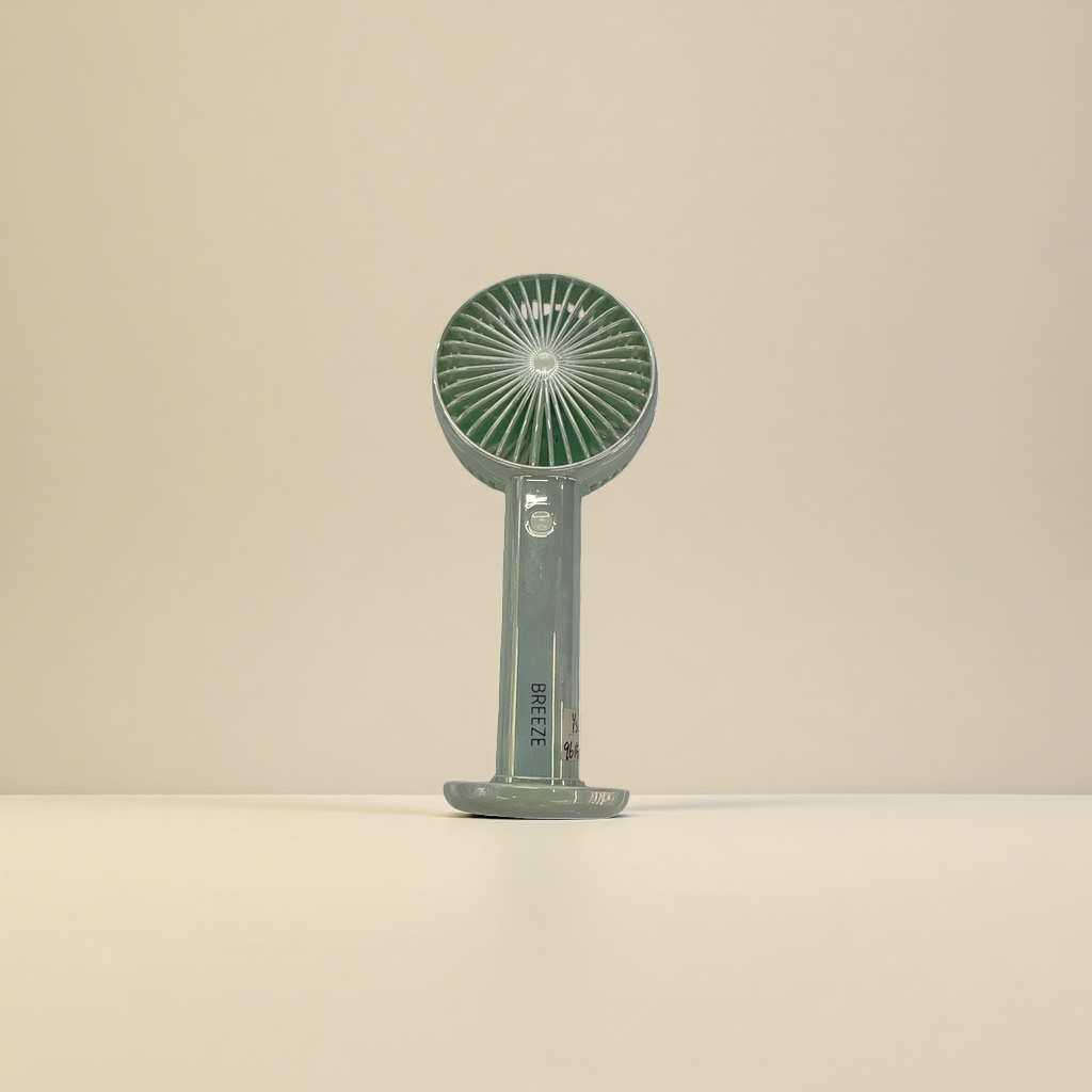 A portable mini fan with multiple speed Settings and USB charging Specification image