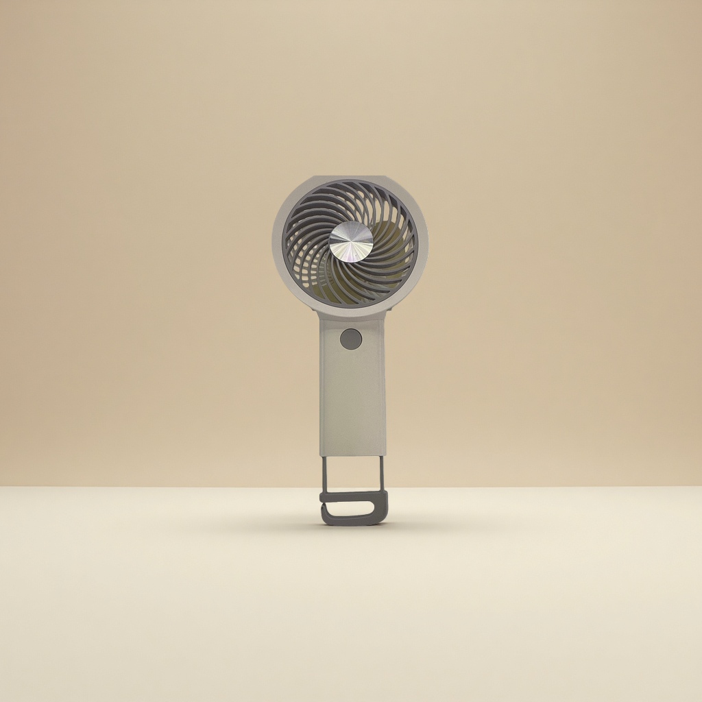 Portable handheld mini fan with multiple wind speeds, USB charging, light and quiet, cooling down in summer