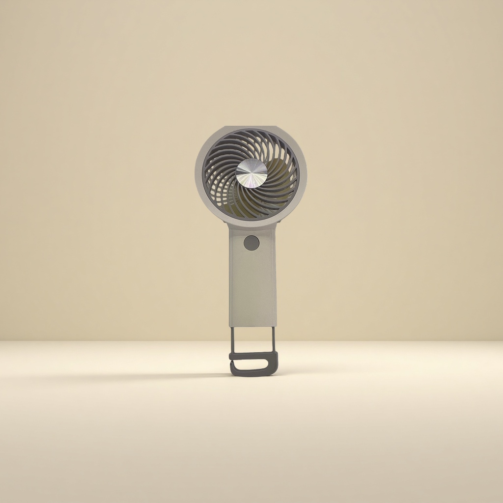 Portable handheld mini fan with multiple wind speeds, USB charging, light and quiet, cooling down in summer details Picture