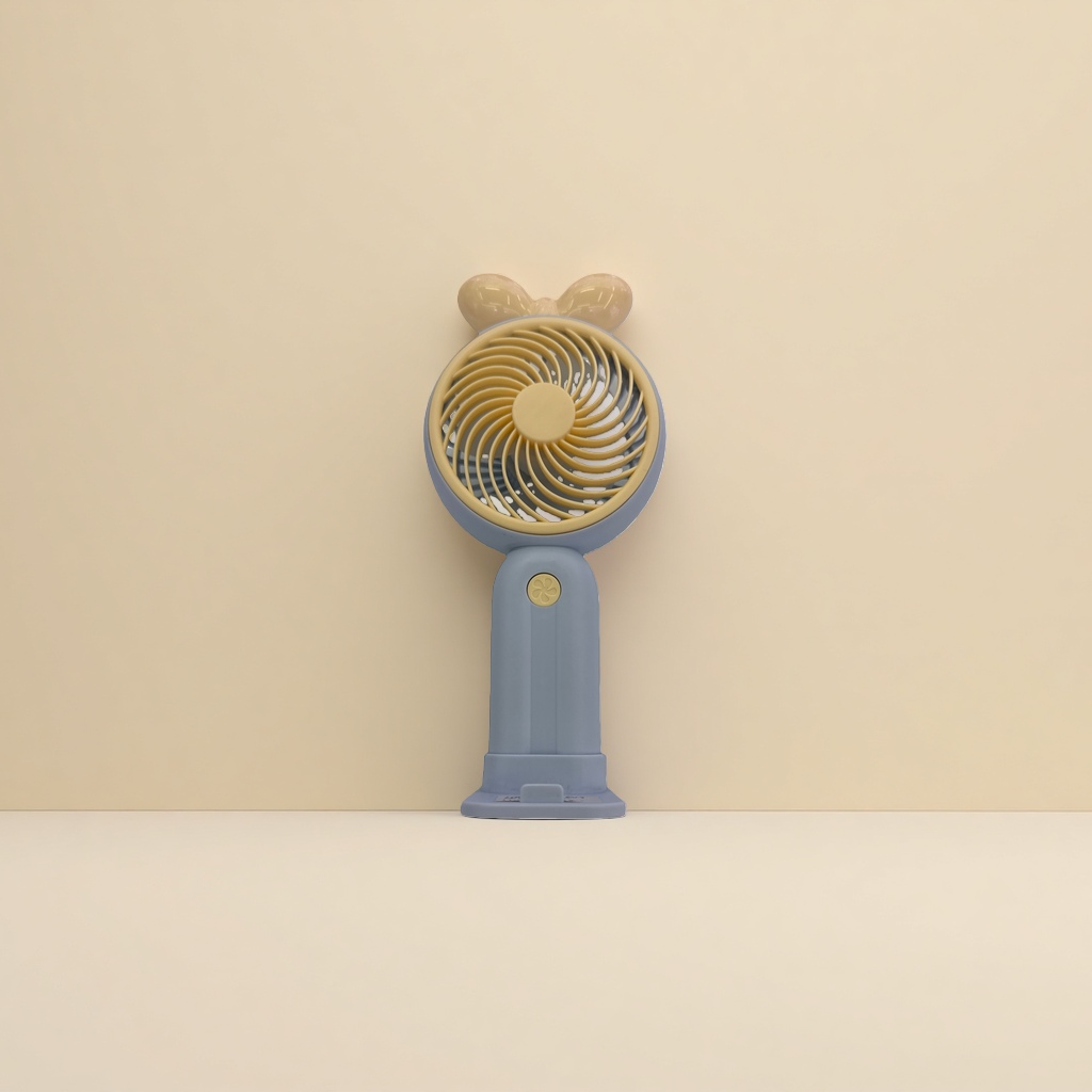 Cute cartoon-shaped handheld small fan, portable USB charging, mini and silent for summer Specification image