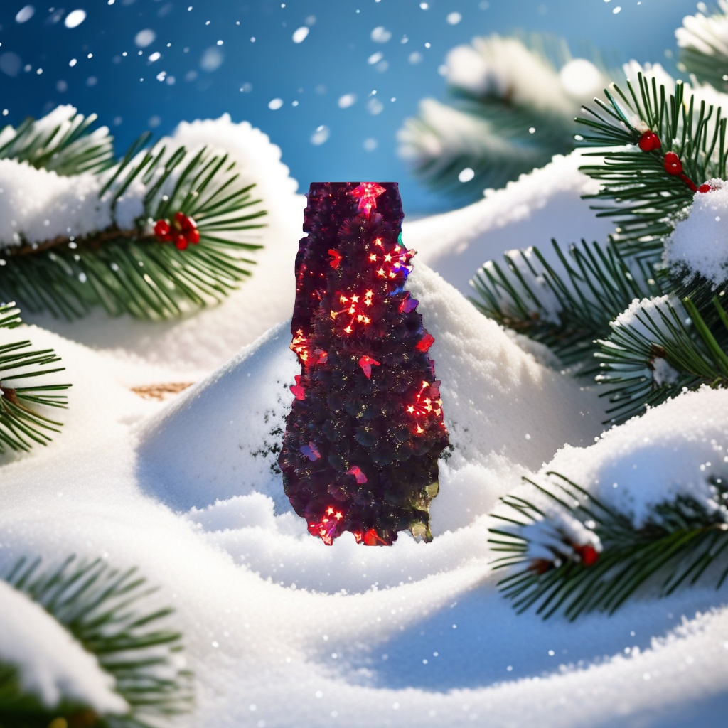 Christmas tree decorative lights, colorful light strings, festive atmosphere lights and hanging ornaments