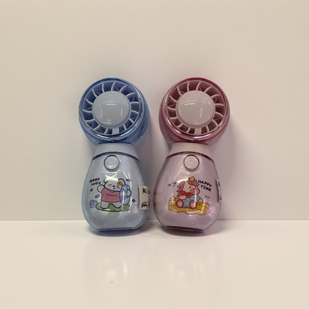Cartoon-patterned portable small fan, USB charging, mini silent desktop, handheld dual-purpose Application Scenario