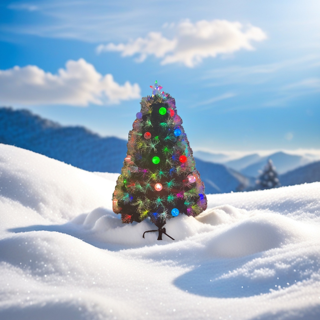 The illuminated Christmas tree festive atmosphere lighting fixtures are suitable for both indoor and outdoor use