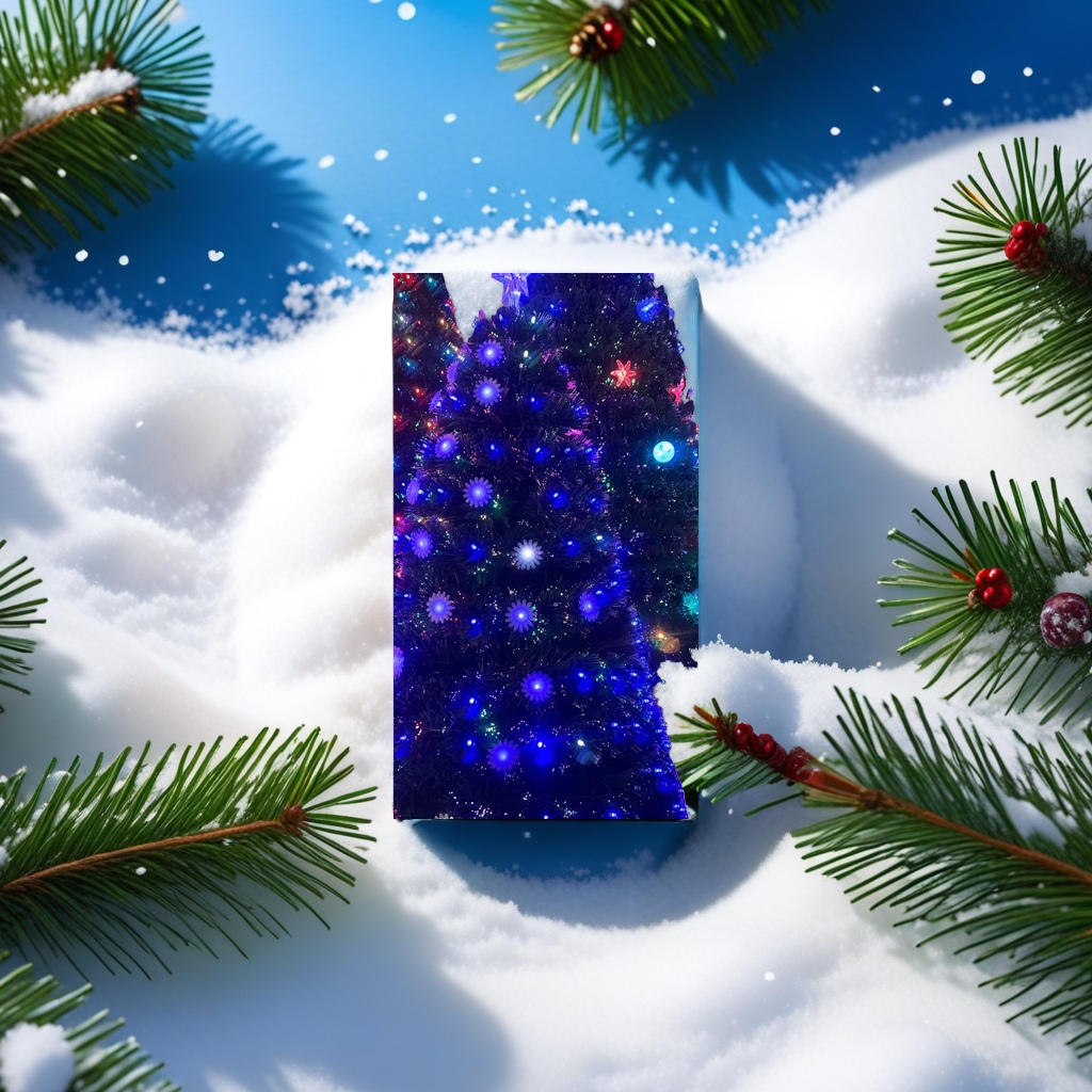 Colorful light decoration Christmas tree festive atmosphere lighting set, suitable for both indoor and outdoor use Application Scenario