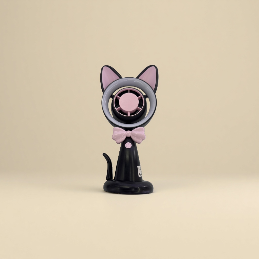 A portable desktop cooling wonder with adjustable wind speed and cat-eared USB mini fan Specification image