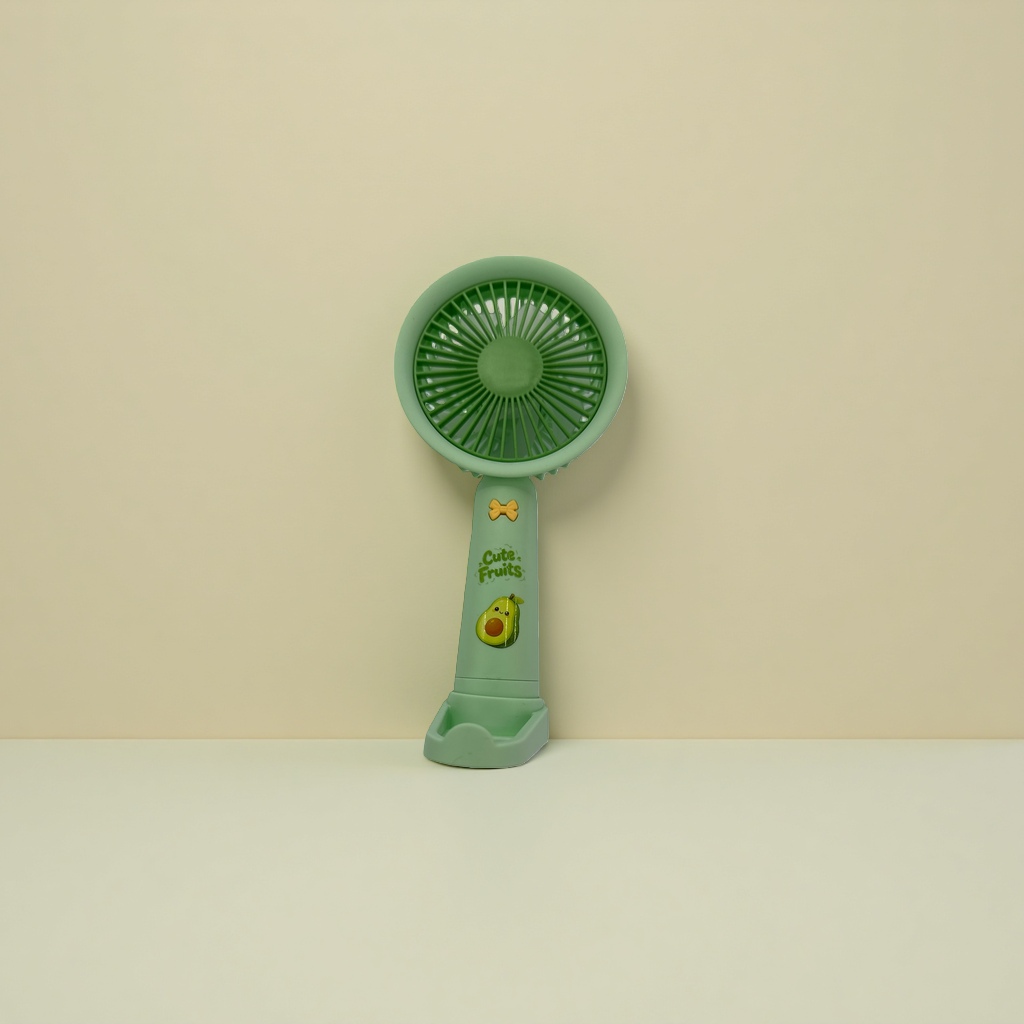 The green handheld fan with a rechargeable, portable and silent body is a summer cooling wonder Application Scenario