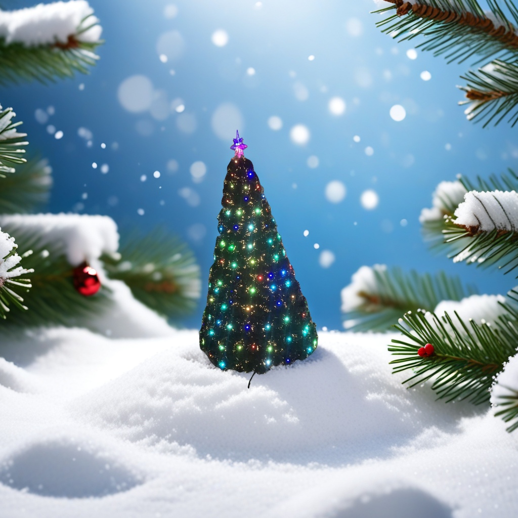 LED warm light Christmas tree decorative light string 2.80 meters with light beads for indoor festival decoration Specification image