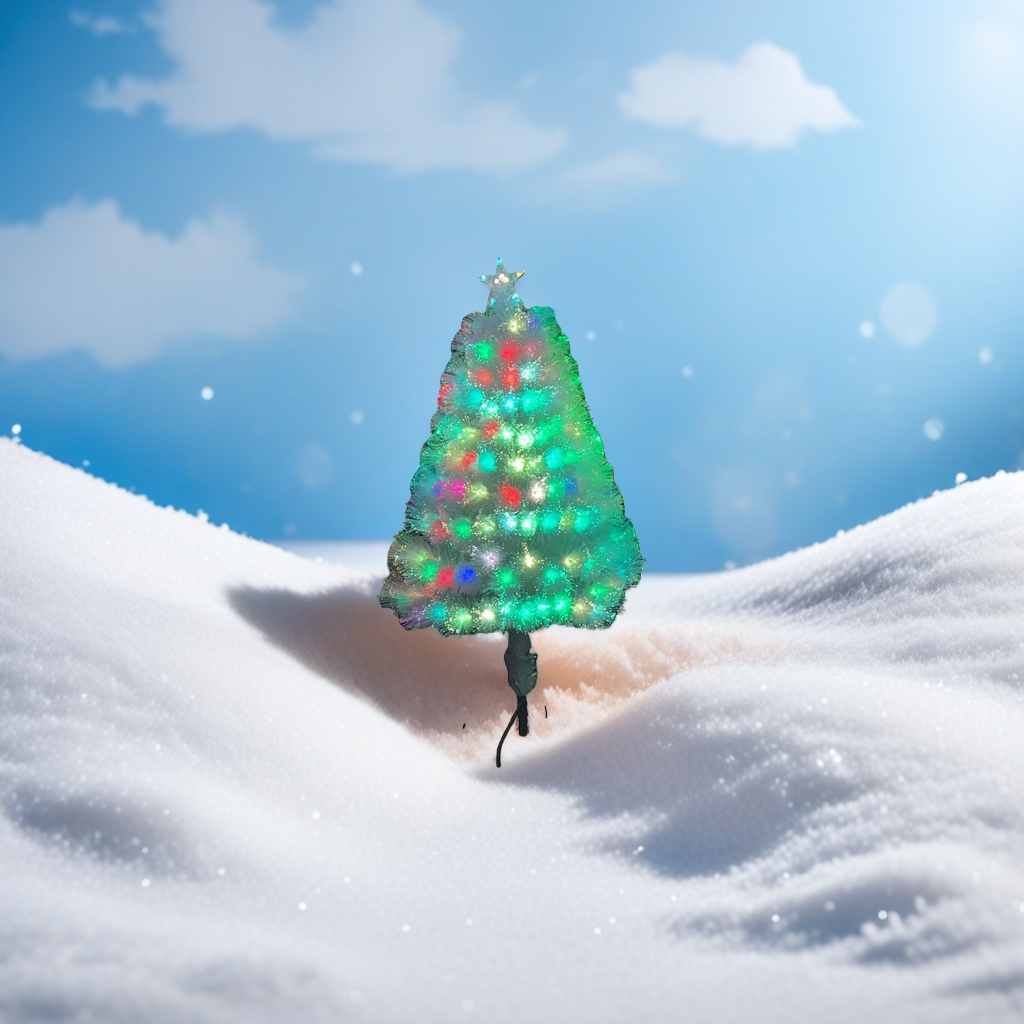 LED colored light Christmas tree, indoor festival decoration, portable desktop small tree