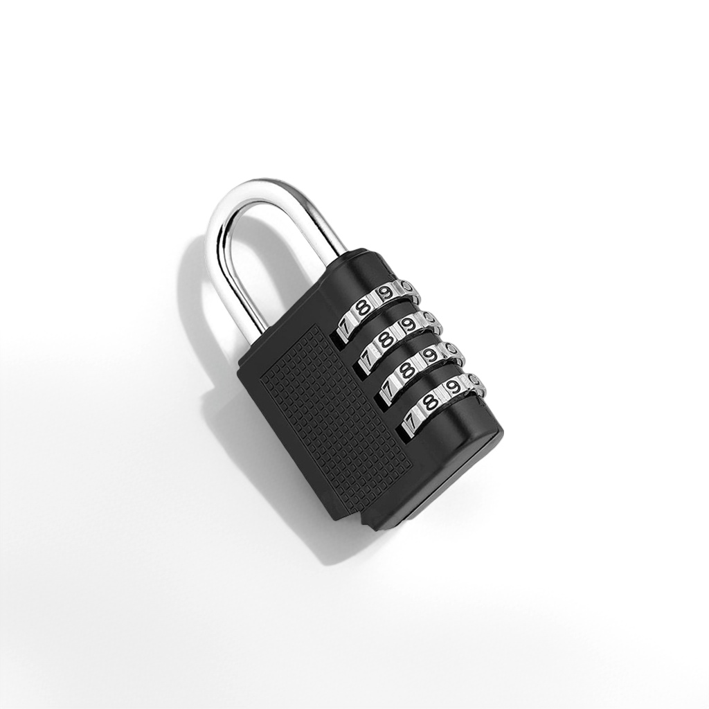 Black combination lock, electronic fingerprint unlock, anti-theft padlock, home and office safe, door lock Application Scenario