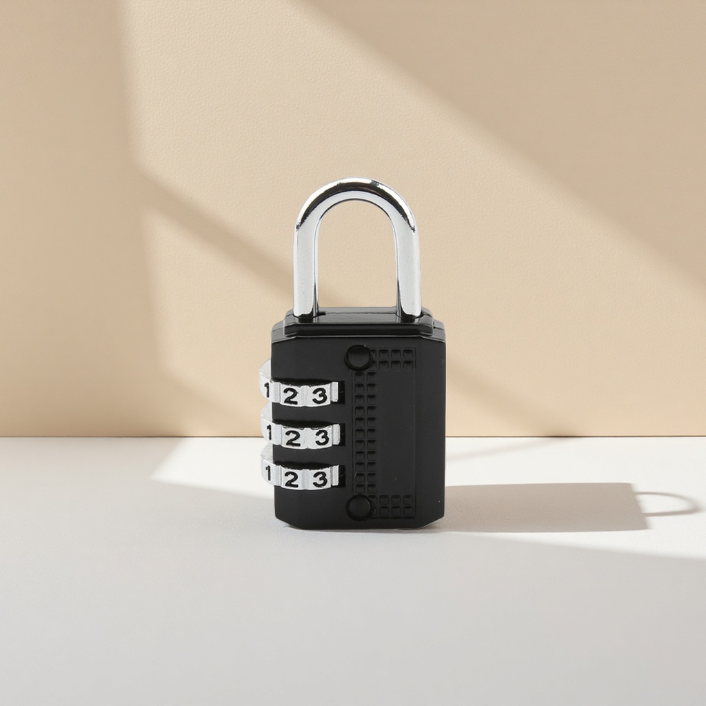 Black combination lock, electronic fingerprint anti-theft padlock, specially designed for home and office safes Application Scenario